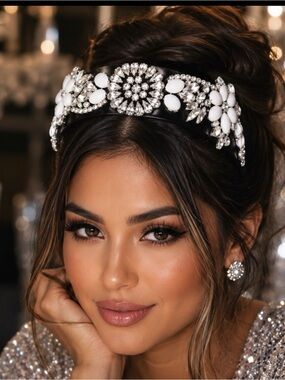 Elegant Rhinestone headband tiara
